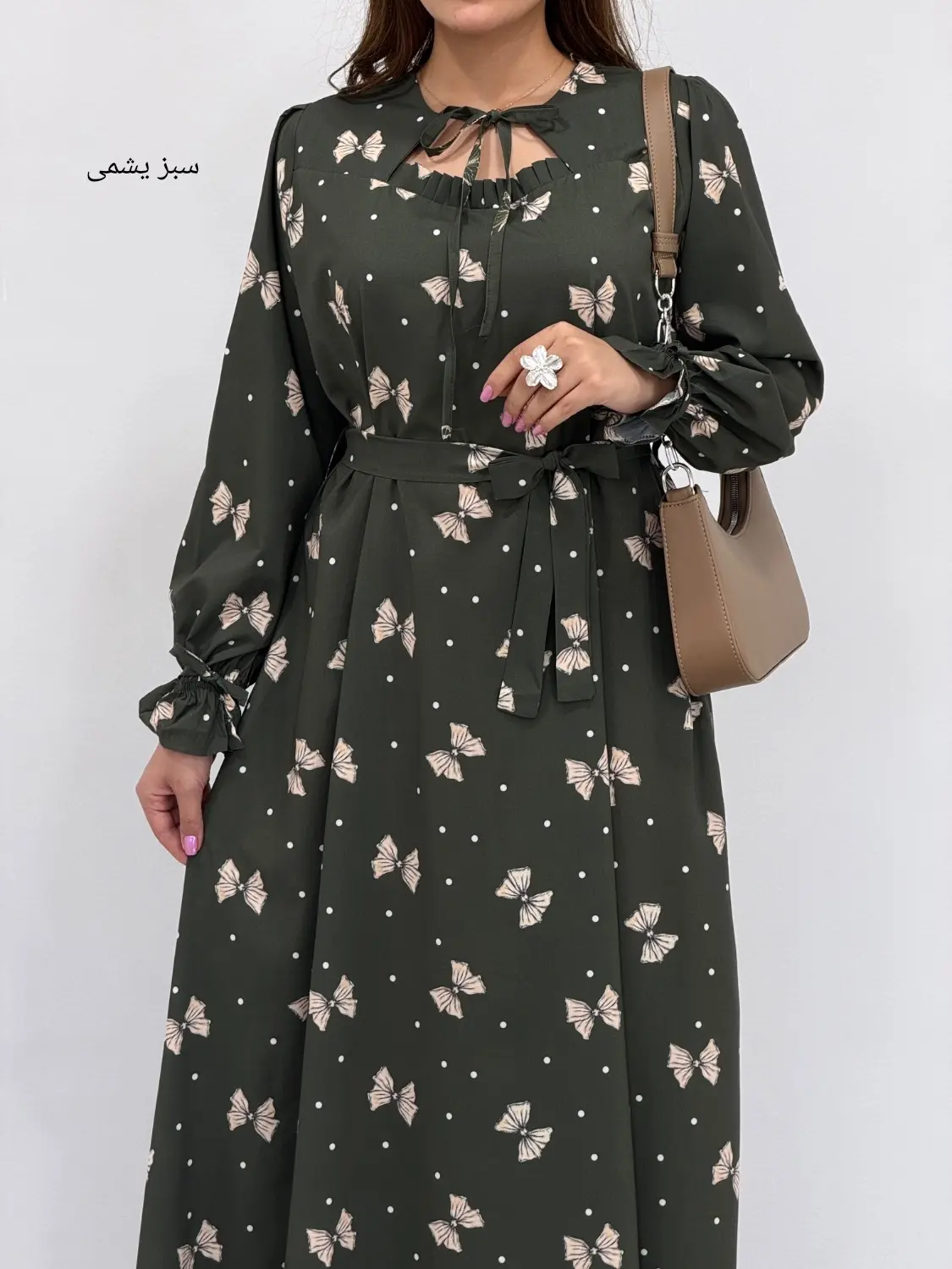 پیراهن بلند طرحدار نجلا